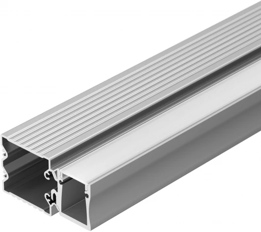 015460 Профиль с экраном ALU-BASE-WH28-2000 ANOD+FROST (Металл) 015460 Arlight