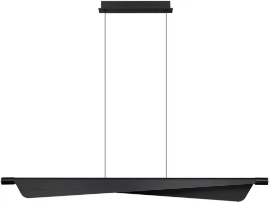 7017/24LA Подвесной светильник Odeon Light Linea 7017/24LA c сенсорн. выкл (диммер яркости) металл/акрил черн. брашинг 24W 3000K 220V (LED, на проводе)