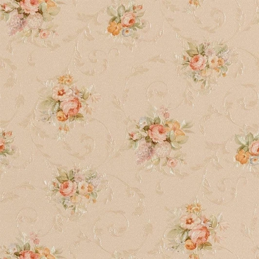44637(4129) Обои виниловые Zambaiti Satin Flowers 44637(4129) 10,05 x 0,53 м