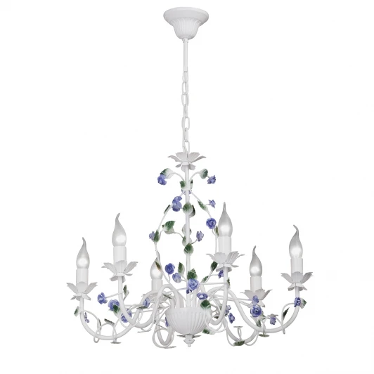 V1794-0/6 Подвесная люстра Vitaluce V1794-0/6 (220V, на цепи, цветы, розы)