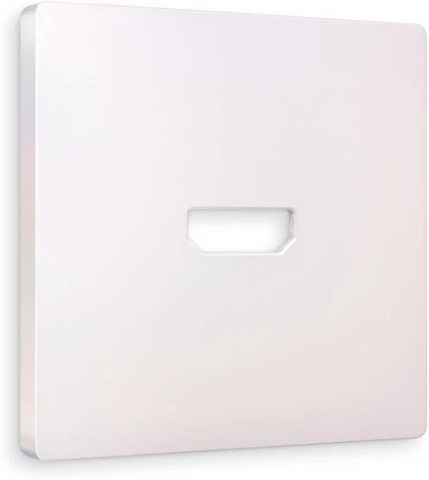 AP2140 Лицевая панель Ambrella Volt ALFA (Жемчуг) для HDMI розетки QUANT AP2140