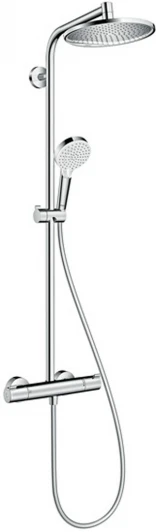 27268000 Душевая стойка Hansgrohe Crometta S 240 1jet Showerpipe EcoSmart 27268000 9 л