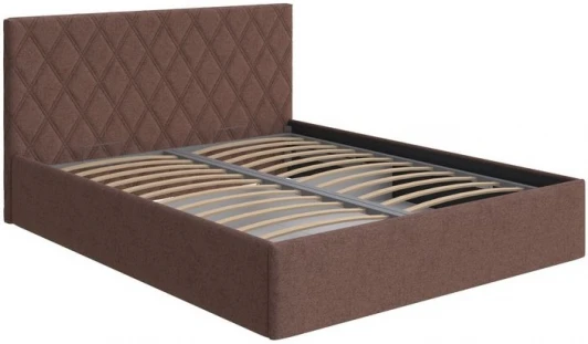 2029064 PROxSON Кровать Fresco с бельевым ящиком (Ткань: Жаккард Tesla Брауни) 140x200