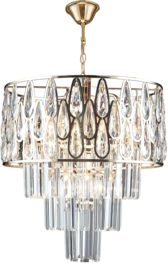 02189-0.4-05 FGD Подвесная люстра каскадная Reluce 02189-0.4-05 FGD (220V, хрусталь, на цепи)