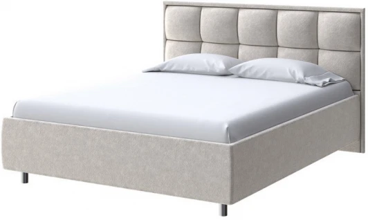 2014830 PROxSON Кровать Chessy без основания (Ткань: Велюр Gratta 1 Шампань) 140x190