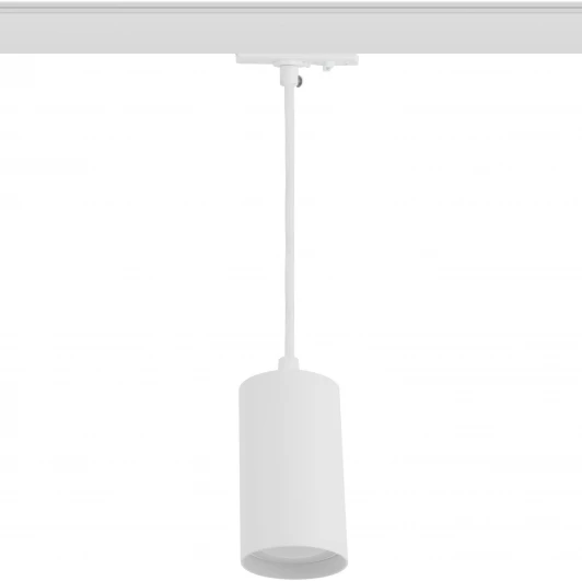 TR45 - GU10 S WH Трековый светильник однофазный ЭРА TR45 - GU10 S WH подвесной, под лампу MR16 белый Б0054181 (220V)