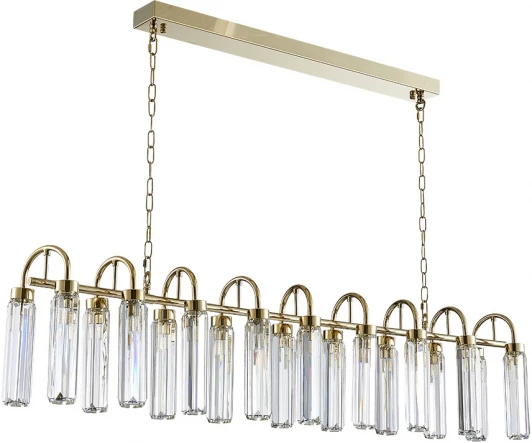 4526+12/S new gold Подвесная люстра Newport 4520 4526+12/S new gold (220V, на цепи)