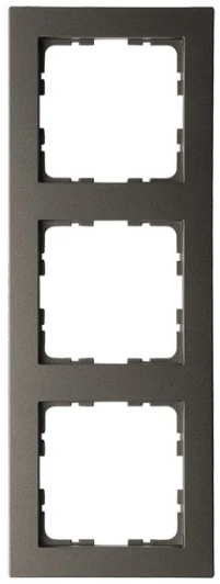 G1003Z Рамка на 3 поста (мокко) Jasmart G-Classic G1003Z