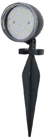 HL281L (076-001-0005) black Прожектор грунтовый уличный светодиодный Horoz Safran, 1 плафон, черный, прозрачный