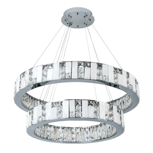 ML.6985.800.600P CR Подвесная люстра светодиодная с регулировкой цветовой температуры Modelux MODELUX ML.6985.800.600P CR