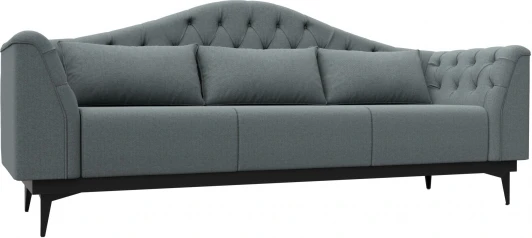 122490 Диван кухонный прямой Флорида (Серый/Рогожка) Лига Диванов арт.122490