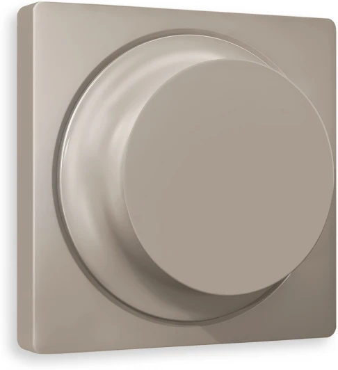 AP3655 Лицевая панель Ambrella Volt ALFA (Серо-бежевый матовый) для светорегулятора универсального QUANT AP3655