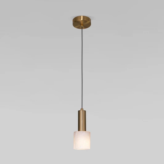 304055 алебастр / латунь Подвесной светильник Eurosvet Marba 304055 алебастр/латунь