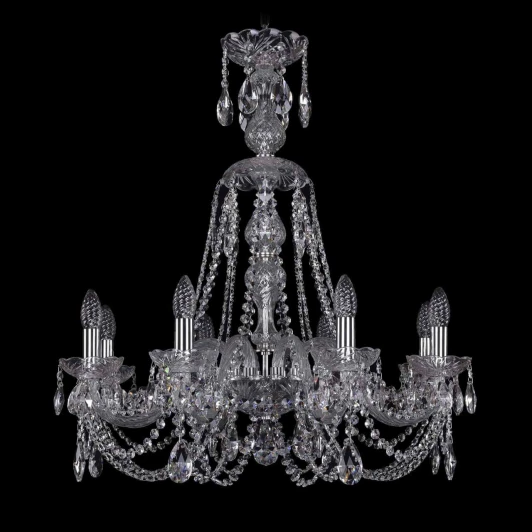 1406/8/240/XL-74/Ni Подвесная люстра Bohemia 1406 1406/8/240/XL-74/Ni