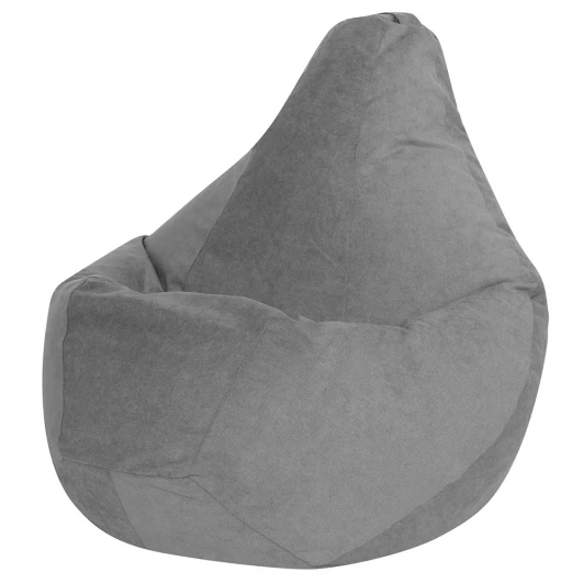 5023321 Кресло мешок Dreambag Груша Серый Велюр (XL, Классический) 5023321