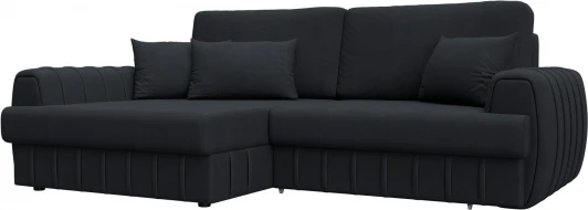 129282L Диван угловой Лига-057 НПБ угол левый Лига Диванов (Замша) арт.129282L