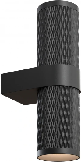 C069WL-02B Настенный светильник (бра) Focus Design GU10х2 7Вт IP 20 Maytoni Technical C069WL-02B (220V, круглые)