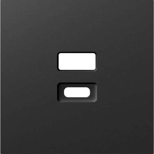 DE28630 Накладка для розеток USB, матовый карбон Donel A07 DE28630