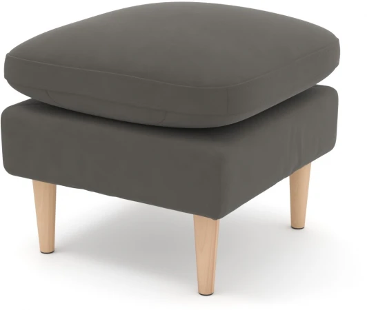 221151 Пуф Arsko Корс каменный велюр