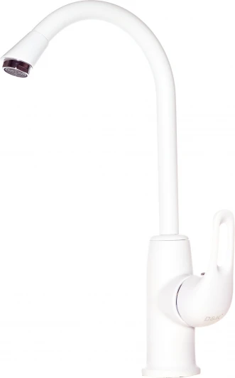 DA1372426 Смеситель D&K Eucharius Rhein DA1372426 для кухонной мойки, белый