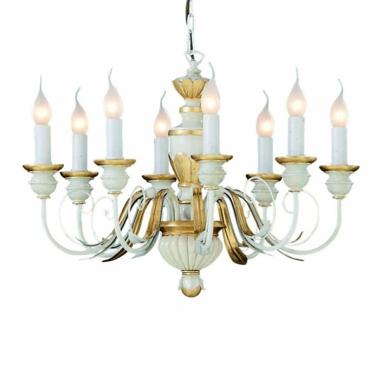 FIRENZE SP8 BIANCO ANTICO Подвесная люстра Ideal Lux Firenze SP8 BIANCO ANTICO