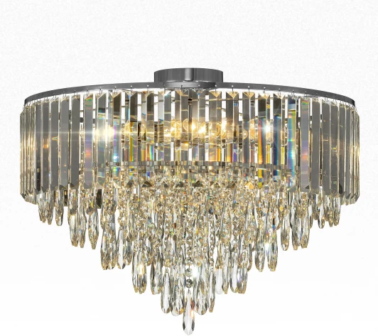CL320191 Потолочная люстра каскадная хрустальная Citilux Leonna CL320191