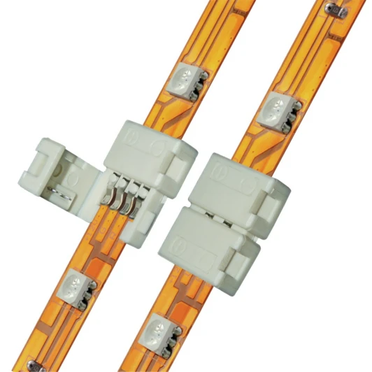 UTC-L-4/B20-RGB WHITE 020 POLYBAG Клемма соединительная для светодиодных лент 5050 RGB, 4 контакта, набор 20 штук Uniel UTC-L-4/B20-RGB WHITE 020 POLYBAG