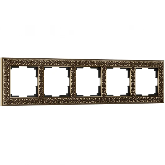 W0051512 Рамка на 5 постов (бронза) W0051512 (a050940)