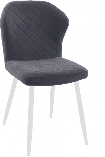 00-00063201 Стул 239М B28 ANTRACITE, ножки белые Dikline 00-00063201