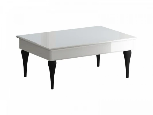 698079 Стол журнальный Cloud ОГОГО 698079 (белый, черный)