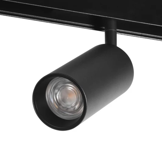 WMLY-12W/02B Трековый светодиодный светильник магнитный Wolta WMLY-12W/02B 12Вт 3000К 48В IP40 черный