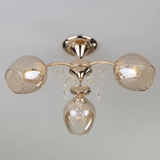 30120/3 золото Потолочная люстра Eurosvet Gina 30120/3 золото