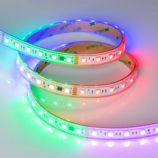 037090 Светодиодная лента герметичная DMX-PS-B60-15mm 24V RGB-PX6 (15W/m, IP67, 5060, 5m) (Arlight, бегущий огонь) 037090