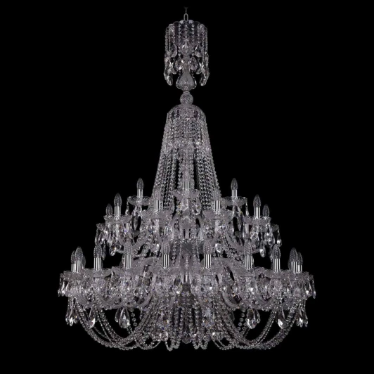 1406/20+10+5/400/XL-160/2d/Ni Подвесная люстра Bohemia 1406 1406/20+10+5/400/XL-160/2d/Ni