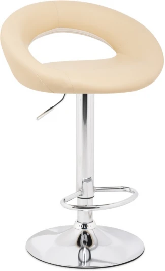 15502 Барный стул Woodville Oazis cream / chrome 15502