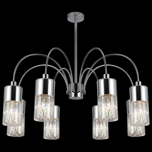 IL0113-8C-79 CR Потолочная люстра на штанге ILLUMICO IL0113-8C-79 CR (220V)