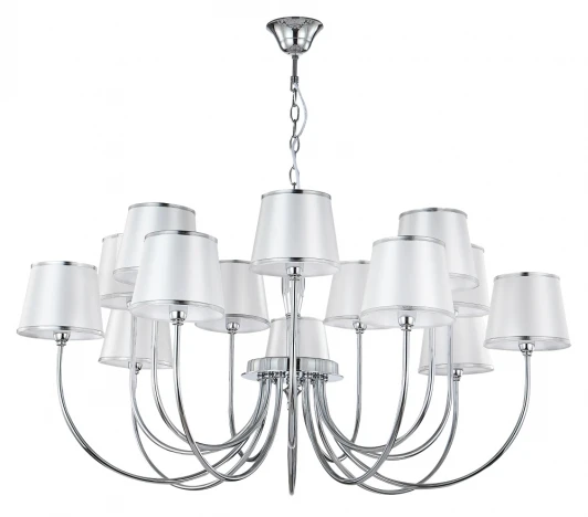 FAVOR SP7+7 CHROME Подвесная люстра Crystal Lux FAVOR SP7+7 CHROME