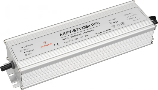 026463 Блок питания ARPV-ST12350 PFC (12V, 29.0A, 350W) IP67 026463 Arlight ARPV