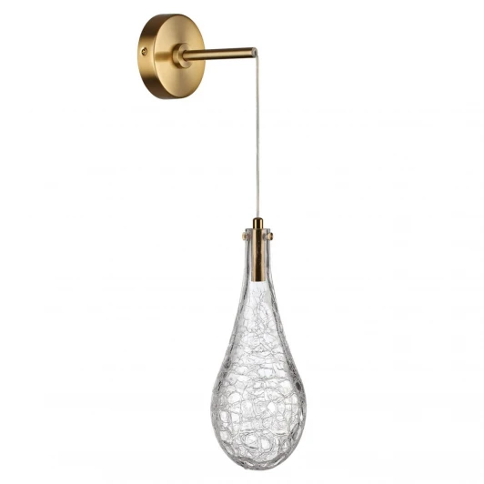 7147/5WL Бра Odeon Light Incanto 7147/5WL античная бронза/стекло/металл IP20 LED 4W 300Лм 3000K 180° 220V