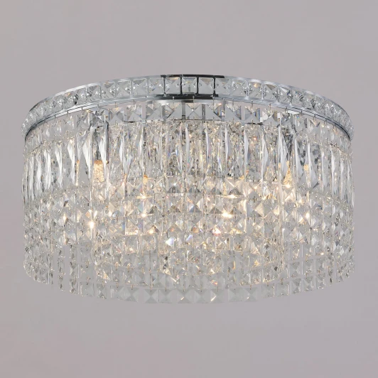 90328-0.3-08 CR Потолочная люстра хрустальная Reluce 90328-0.3-08 CR