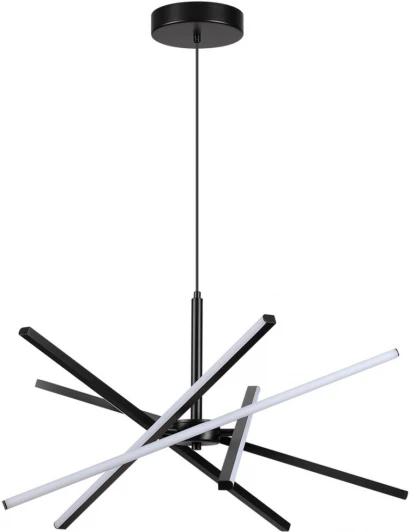 6563/60L Подвесной светильник светодиодный Lumion Parker 6563/60L LEDIO LN24 черный//металл/ 4000K LED 60W 220V (на проводе)