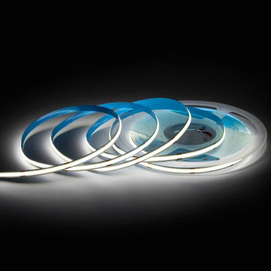 00-484 Светодиодная лента 24В 15Вт/м COB, 560д/м IP20 1200Лм/м ширина подложки 8мм, 10м CRI 90+ 4000К Apeyron 00-484