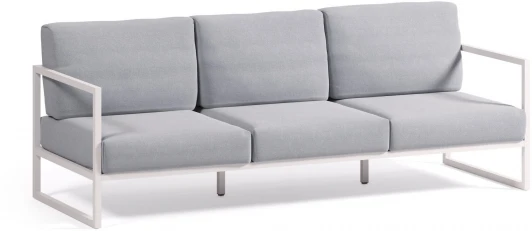 145933 Диван уличный La Forma (ex Julia Grup) Comova (Белый,Синий/ Пена,Полипропилен,Алюминий,Металл,Искусственные волокна)