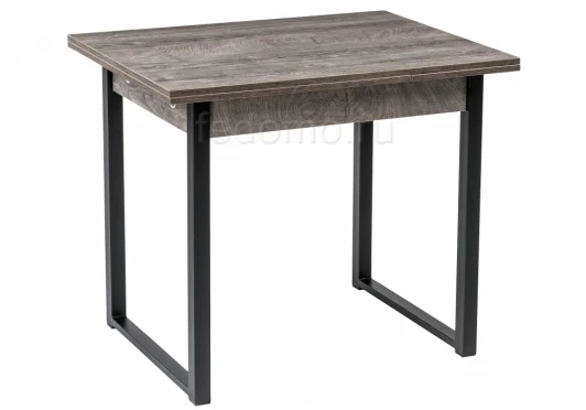 424179 Стол Woodville Форли дуб рошелье / черный матовый 424179