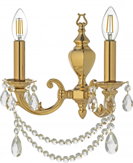 Lodi E 2.1.2.600 G Бра Dio D'Arte Lodi E 2.1.2.600 G (220V, подвески, подсвечник, свеча)