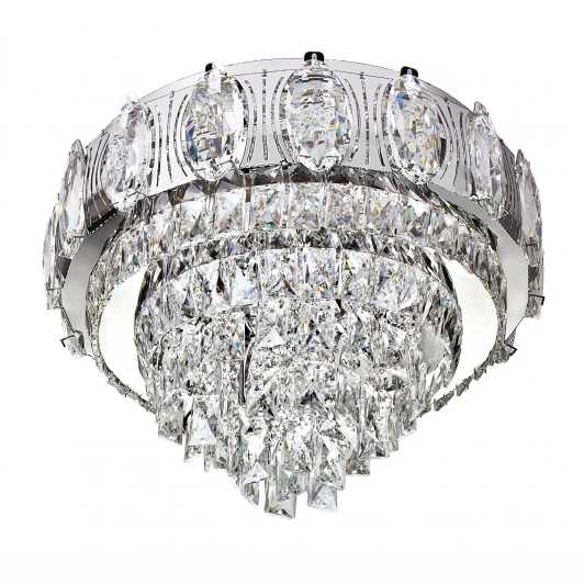 L9438-500 Потолочная люстра светодиодная хрустальная с пультом с регулировкой цветовой температуры и яркости LED4U LED4U L9438-500