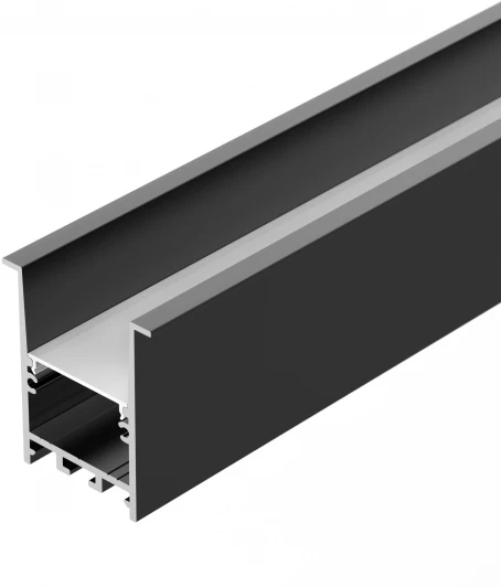 031766 Профиль SL-COMFORT-4551-F-2000 ANOD BLACK (Алюминий) 031766 Arlight SL-COMFORT