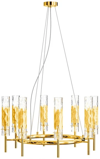 PRIMAVERA SP8 GOLD Подвесная люстра Crystal Lux PRIMAVERA PRIMAVERA SP8 GOLD