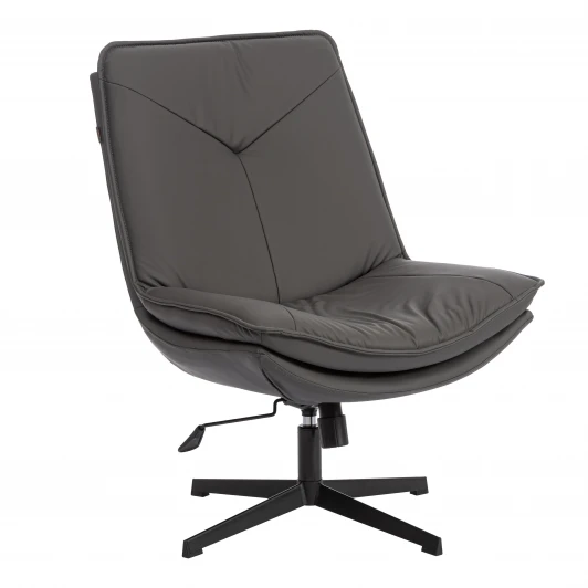 25673 Кресло лаунж Cosmo/Космо экокожа, шарп графит Tetchair 25673