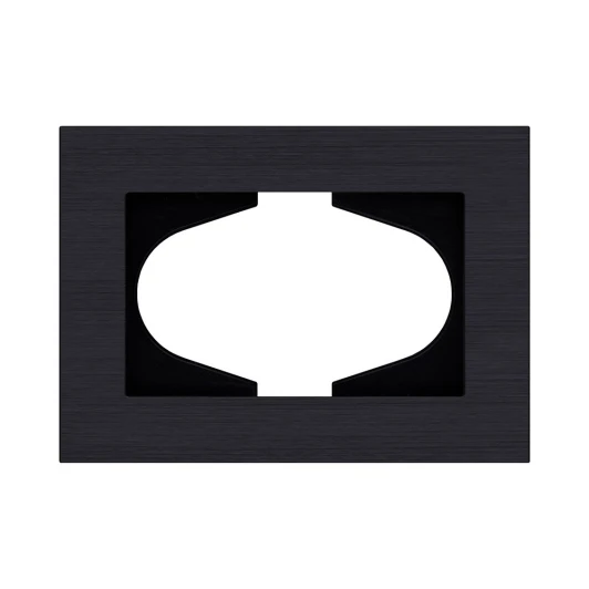 RA120BK Рамка для двойной розетки черный Kollinger Reflex AL RA120BK